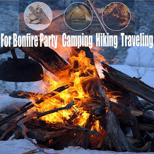 Foyer de Camping Portable, extérieur, <span class=keywords><strong>bois</strong></span>, barbecue, Grill, foyer, maille en acier pliable, foyer - Product Image 3