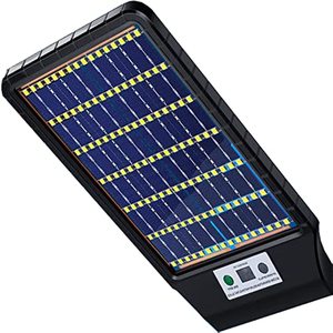 ไฟถนนพลังงานแสงอาทิตย์ โคมไฟพลังงานแสงอาทิตย์กลางแจ้ง พร้อมรีโมทคอนโทรล 3 โหมดแสง กันน้ำ พร้อมเซ็นเซอร์ตรวจจับความเคลื่อนไหว สำหรับสวน ลานบ้าน ทางเดิน - Product Image 2