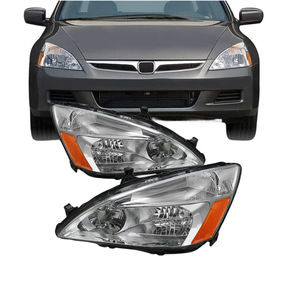 Faros Delanteros para Honda Accord 2003-2007, Repuestos Halógenos 33151-SDA-A01 33101-SDA-A01, Conjunto de Plástico Nuevo - Product Image 3