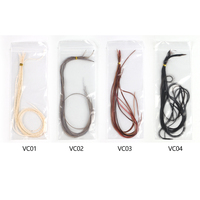 Lot de 10 plumes de coq artisanales pour accessoires capillaires, plumes de grizzly pour la pêche à la mouche, extensions de cheveux