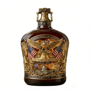 Nouvelle Bouteille de Whisky Édition 1776-2026 Verre à Whisky et Vin Amérique USA 250e Anniversaire We <span class=keywords><strong>the</strong></span> People 2026 - Product Image 1