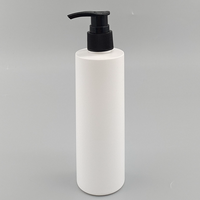 Botella Cilíndrica de Plástico HDPE de 250 ml (8 oz) para Champú, Acondicionador y Loción, Envase Cosmético Vacío con Bomba y Tapa, Suministro de Fábrica