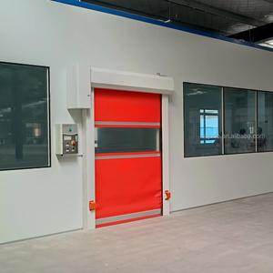 Porta Rapida Industriale di Sicurezza ad Alta Velocità, Avvolgibile Automatica in Plastica, Serranda Pieghevole Veloce - Product Image 5