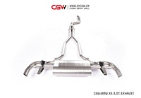 Embout de silencieux d'échappement Catback en acier inoxydable ou titane, haute Performance, stable, pour BMW X5/G05 3.0T