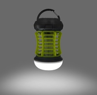 Lanterne de camping 3-en-1 DREAMS'LIGHT avec tue-moustiques UV et torche, indice de protection IP44, batterie 18650/3AA, certifiée CE et RoHS