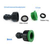 Raccords de tuyau d'eau 8mm connecteur rapide de tuyau connecteur de tuyau d'eau de jardin adaptateur de robinet de robinet pour l'eau de jardin