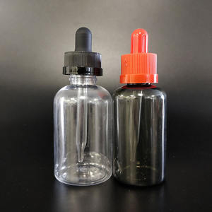 Vente en gros de bouteilles en plastique transparentes et colorées de 30 ml, 50 ml, 60 ml avec logo personnalisé, bouchon inviolable et anti-effraction pour huiles, sérigraphiées - Product Image 6