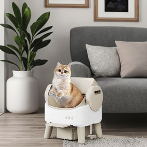 Kotak Pasir Kucing Otomatis Ramah Lingkungan dengan Kontrol Aplikasi Pembersihan Sendiri Kapasitas 89L Bahan PP+ABS Fitur Perawatan Hewan Peliharaan - Product Image 2