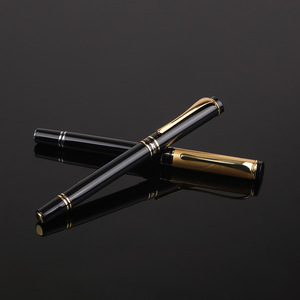 Pluma estilográfica VIP ejecutiva de negocios, color negro brillante, pluma estilográfica de Metal neutro de <span class=keywords><strong>alta</strong></span> <span class=keywords><strong>gama</strong></span> - Product Image 4