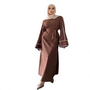 Sharut Wholesale Islamic Clothing Turkey <b>EID</b> Ramadan Modest Luxury Robe Muslim Women <b>Dress</b> Hijab Dubai Abaya Polyester Handmade - Product Image 3