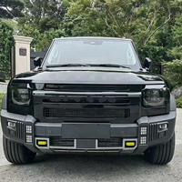 Nouveau Kit de Modification de Voiture Jietu Traveler T2 en Plastique Noir Brillant pour Pare-chocs Avant et Calandre - Pièces Auto
