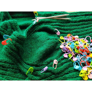 1000pcs/bag Colorful Stitch Markers for Crochet & Knitting, Anti-Unraveling Safety <b>Pins</b> for Sweaters - Product Image 4