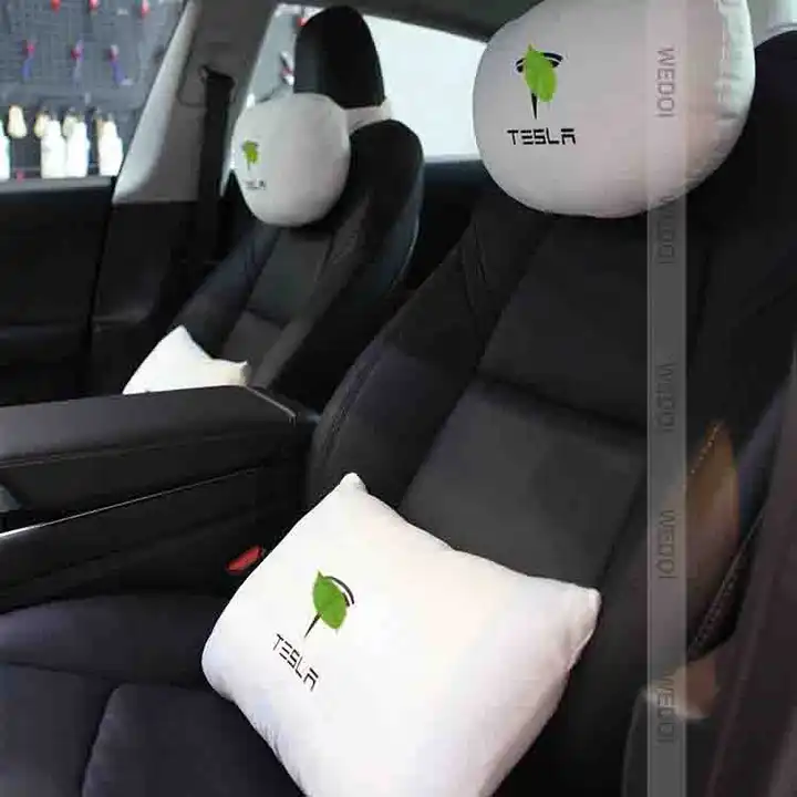 Car Headrest Lumbar Support Pillow for Model 3/Y/S/X New Model 3