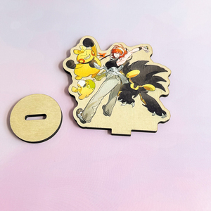 Foto stampata personalizzata Anime legno Craft Standee segnaletica decorativa Cartoon Advertising di qualità scatole di legno Cartoon cartelli <span class=keywords><strong>da</strong></span> parete - Product Image 5