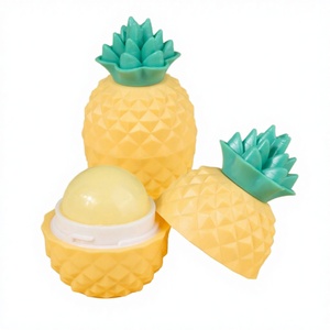 Private Label <b>Lip</b> Balm Logo Custom Fruit Organic Natural Vegan Lightening Repairing Moisturizer Pineapple 4g for Women Chapstick - Product Image 2