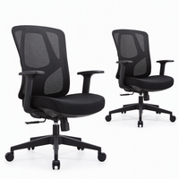 Chaise de Direction en Maille de Qualité, Certifiée BIFMA, Roulettes en PU, Assise Haute Résilience, Sièges de Bureau en Gros pour Espaces de Travail Institutionnels