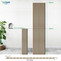 Panneau acoustique flexible en chêne blanc ultra-fin 3+5, panneaux muraux en bois courbés absorbant le son, décoration intérieure moderne pour salon
