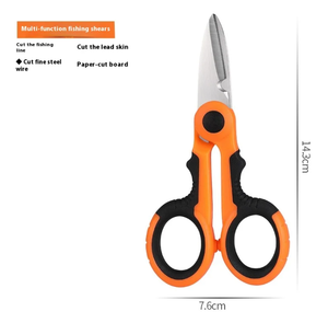 Multifunction Serrated Blade Metal Scissor Shear Kitchen Electrician <b>Tools</b> Wire Iron Cable Cutter <b>Fishing</b> Scissors Home Gadgets - Product Image 3