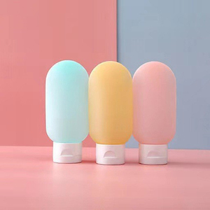 Récipient de lotion en silicone souple de 60ml, tube à presser, bouteille de voyage en plastique vide pour shampooing, douche, lotion ou autres liquides - Product Image 3