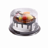 Boîte à cupcakes pour animaux de compagnie, boîte à pâtisserie, emballage en plastique pour gâteaux