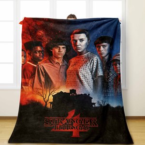 <span class=keywords><strong>Couverture</strong></span> en polaire <span class=keywords><strong>Stranger</strong></span> <span class=keywords><strong>Things</strong></span>, <span class=keywords><strong>couverture</strong></span> de canapé multifonctionnelle, <span class=keywords><strong>couverture</strong></span> en polaire imprimée numérique - Product Image 3