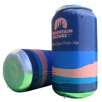 Modèle gonflable géant personnalisé de 3 m de haut pour la publicité, modèle gonflable de canette de boisson, canettes de bière