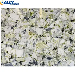 professional luxury stone supplier China Ice Jade Marble Cold Emerald Jade Ice Green Marble Primavera Lux White Beauty Marble