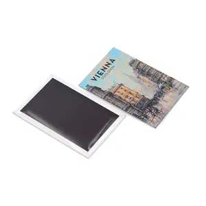 Kreative Werbung Touristen-Souvenirs Stadt Zinnschild mit individuellem Design Metall-Souvenirkühlschrank-Magnet