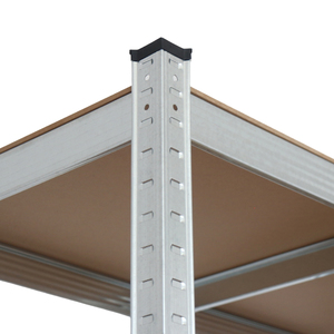 5層の頑丈なボルトレス亜鉛メッキ金属収納棚180x9 0x 40cm175kg棚 - Product Image 6