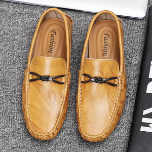 รองเท้าโลฟเฟอร์หนังสำหรับผู้ชาย รองเท้าลำลองใส่ขับรถ ระบายอากาศได้ดี - Product Image 5