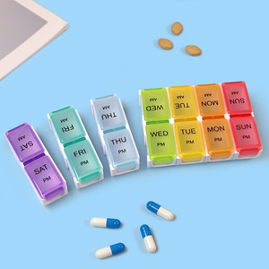Xách tay <span class=keywords><strong>14</strong></span> Khoang nhựa <span class=keywords><strong>Pill</strong></span> Box du lịch <span class=keywords><strong>Pill</strong></span> trường hợp <span class=keywords><strong>container</strong></span> 7 Ngày Hàng Tuần <span class=keywords><strong>Pill</strong></span> Organizer - Product Image 3