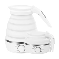 Bouilloire pliable GARIDA, saine et sûre pour les voyages en plein air, pratique à transporter, en silicone de qualité alimentaire, régulation intelligente de la température