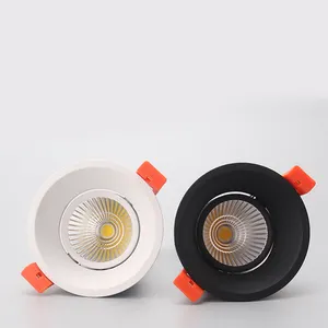 고성능 ip44 주방 램프 7w 10w 15w 20w 현대 led downlight 블랙 화이트 개암 나무 천장 아래 조명 가정 조명