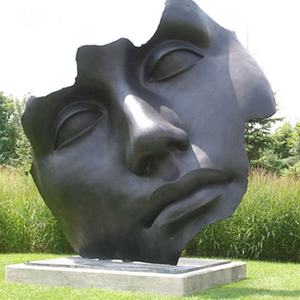<span class=keywords><strong>Sculpture</strong></span> de paysage en métal sur mesure, grande taille, <span class=keywords><strong>visage</strong></span> humain, statue d'art de jardin, bronze abstrait, statue de <span class=keywords><strong>couple</strong></span> amoureux, baiser, métallique - Product Image 5
