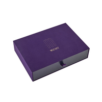 Nouveauté : Coffret de gants de qualité supérieure, boîte à tiroir coulissant en carton rigide, logo personnalisé, ruban, boîte d'emballage pour gants