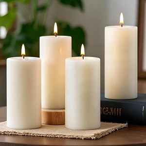 Bougie pilier en paraffine artisanale Oshine - Anti-goutte, longue durée de combustion, parfum personnalisé, idéale pour les mariages, les fêtes, la décoration intérieure et les bars - Product Image 1