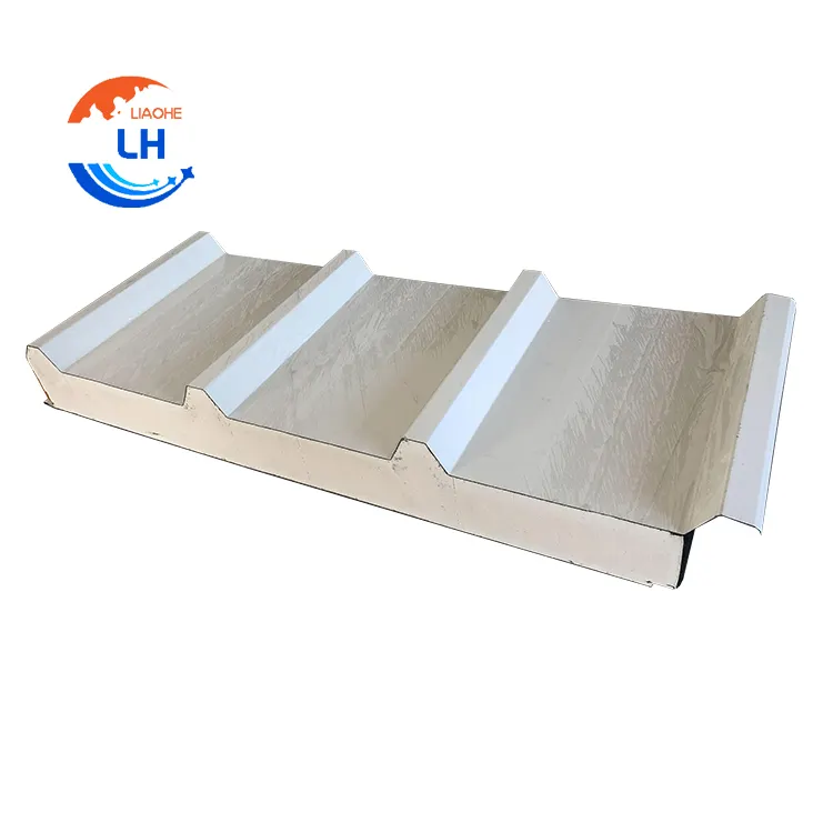 Easy Installation fireproof insulated polystyrene metal foam eps PIR roof pu sandwich panels wall panels