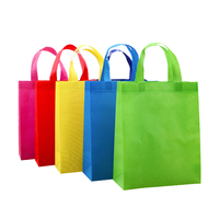 Sac à provisions pliable et réutilisable pour épicerie, fourre-tout de couleur personnalisée avec logo, pliable, design bon marché, vente en gros, sac non tissé