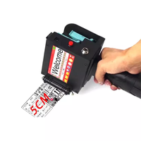 Imprimante jet d'encre industrielle YAOMATEC 5CM 50,8 mm, imprimante jet d'encre pour date d'expiration, date de production, logo, code QR, code-barres, imprimante portable