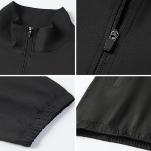เสื้อแจ็กเก็ตคอเต่ามีซิปครึ่งแขนสำหรับใส่ออกกำลังกายเล่นกีฬาวิ่งชุดกีฬาโยคะโลโก้ได้ตามต้องการ - Product Image 4