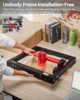 Graveur laser ATOMSTACK A24 X24 PRO 120W, découpeur monobloc, sortie 24W, installation extensible, machine de gravure et de découpe DIY gratuite