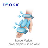 Emoka Chinesische Fabrik OEM Kabelloser Luftkompressions-Vibrations-Heiz-Handgelenkmassager mit Zeitsteuerung für den Körper