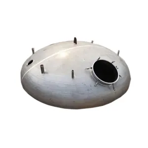304 Tampa do tanque Cabeça cônica com aço inoxidável Cabeça Hemisférica Prato Cabeça Tanque de água Cabeça End Caps