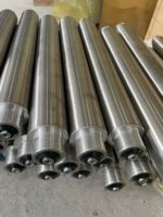 Rouleau de renvoi en acier inoxydable Rouleau en acier chromé