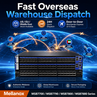 Mqm9790-ns2f Ndr 400gb/s Infiniband 64port 51.2tbps Switch Berkinerja Tinggi Untuk Solusi Pusat Data HPC AI