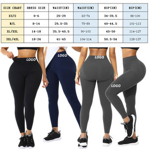 HEXIN 24 heures Scrunch Butt Gym Leggings Vente <span class=keywords><strong>en</strong></span> gros Pantalon de yoga <span class=keywords><strong>noir</strong></span> taille haute pour femmes Fermeture à taille élastique Motif imprimé - Product Image 5