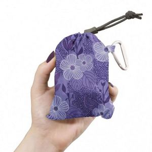 Bolsa de Compras Plegable de Gran Capacidad Personalizada de Fábrica, Bolsa de Supermercado Plegable con Impresión Completa - Product Image 3