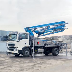 JIUHE Bomba de Concreto de 20m 25m 30m 38m 52m 58m 62m 70m, Bomba de Concreto Montada en Camión, Bomba de Concreto en Venta - Product Image 1