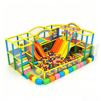 HELLO CAT Aire de jeux intérieure souple pour tout-petits, structure en métal ABS, mini-ville, maisonnette de garderie, château de jeu pour enfants