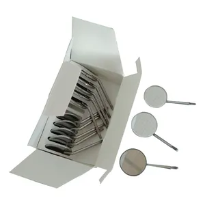 TA017-2 zogear 4 # espelho bucal dental de aço inoxidável, ampliação